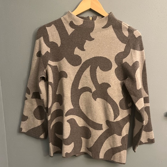 Chico’s Funnel Neck Oversized Sweater - Picture 1 of 3